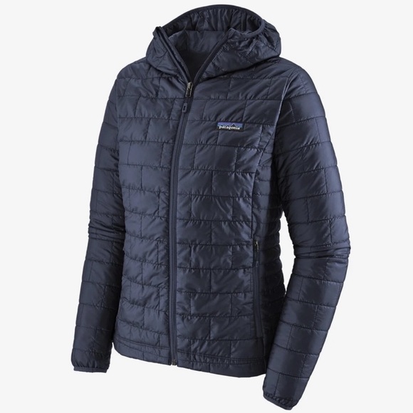 Patagonia Nano Puff Hoody Navy Blue Puffer Jacket Small - Picture 8 of 8